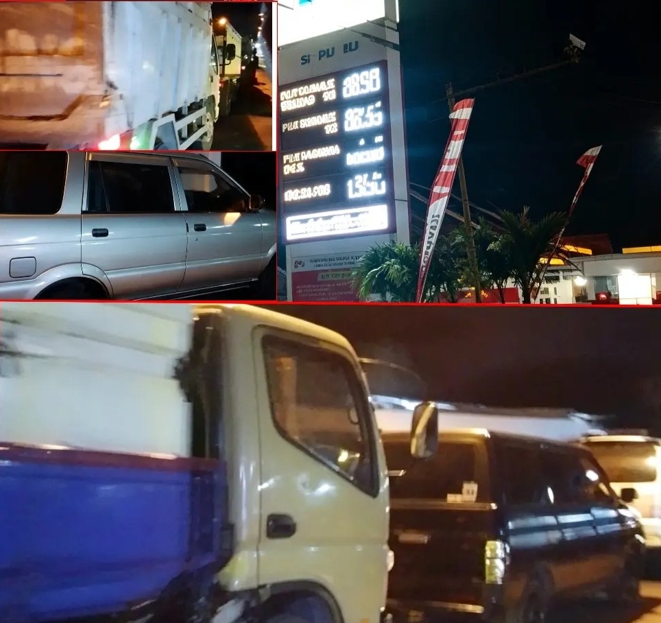 Antrean Malam Truck dan Panther di Depan SPBU Gading Rejo Disorot,Penyaluran Solar Subsidi IMG_20260826_203234.jpg